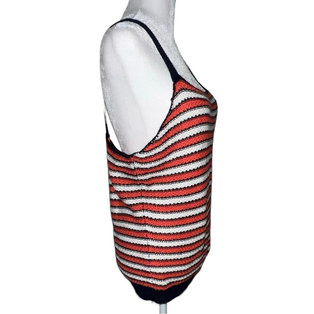 Women’s Crochet Striped Tank Top Size XL It’s Our Time New - Picture 8 of 10